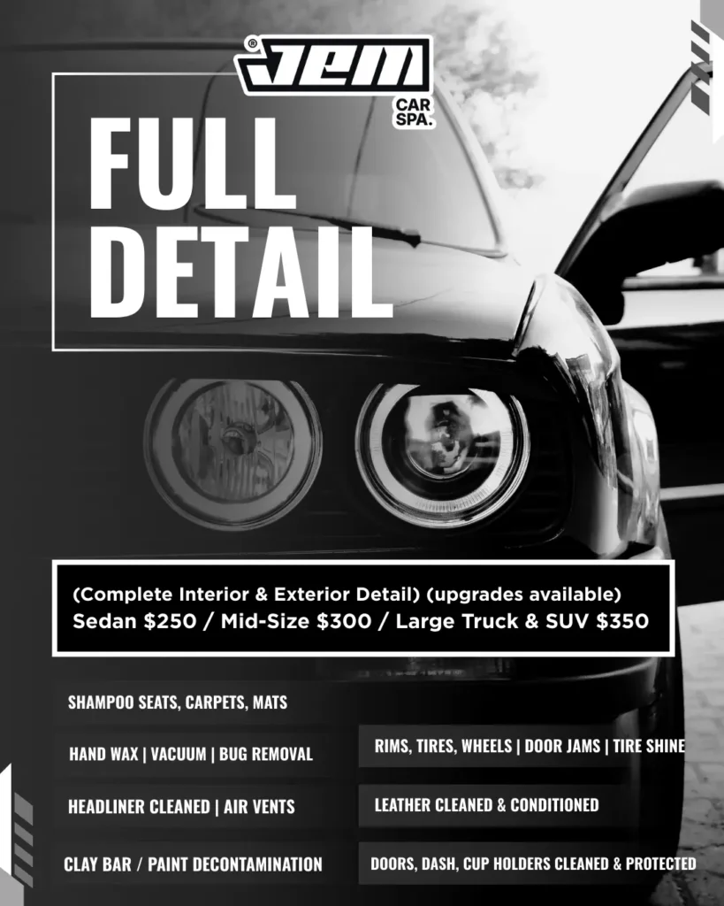 Full Car Detailing Package