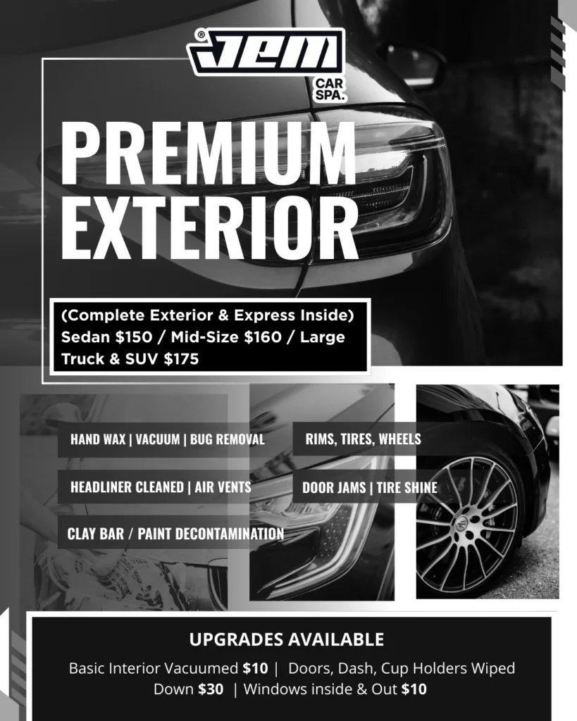 Premium Exterior Car Detailing